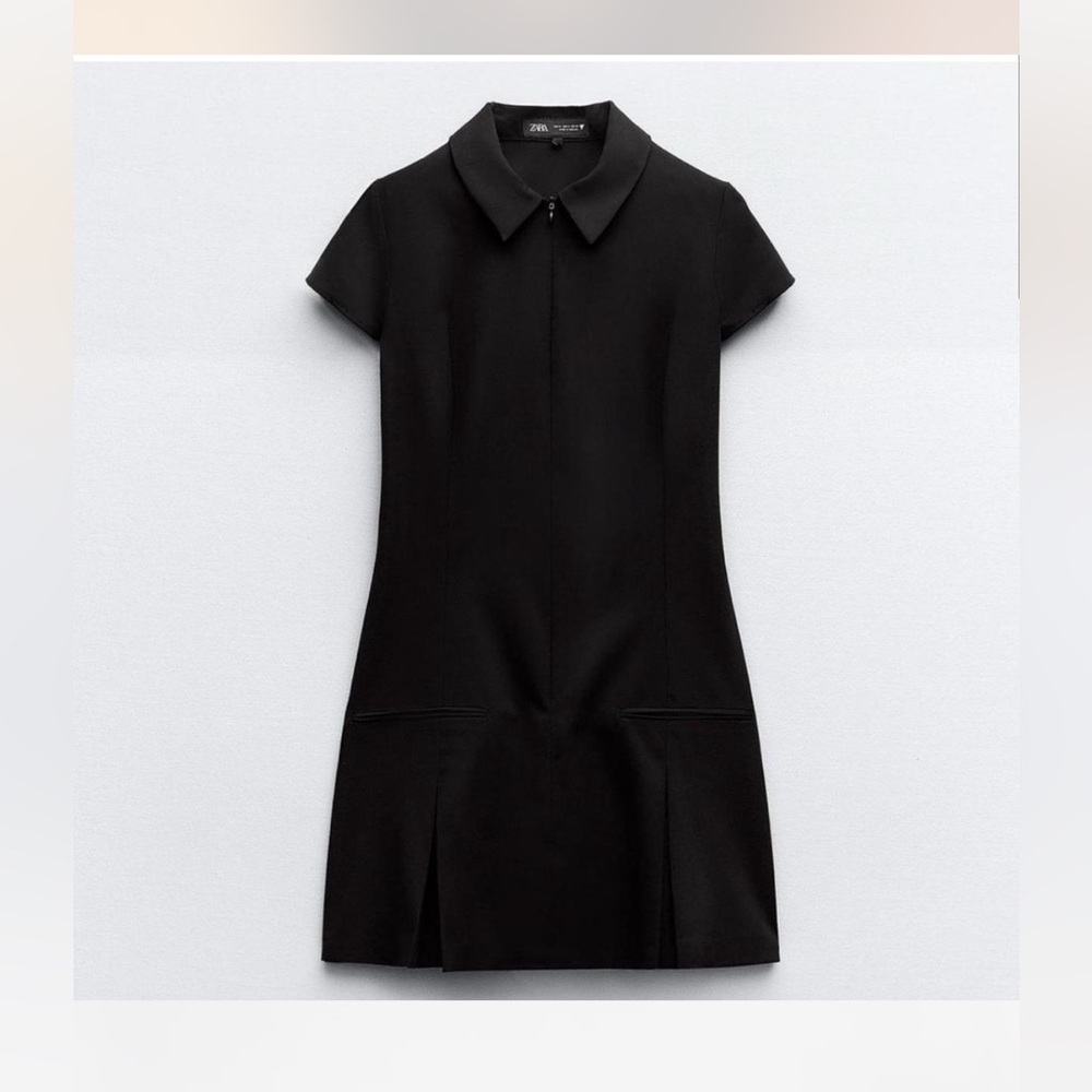 zara black mini dress nwt - Picture 2 of 6